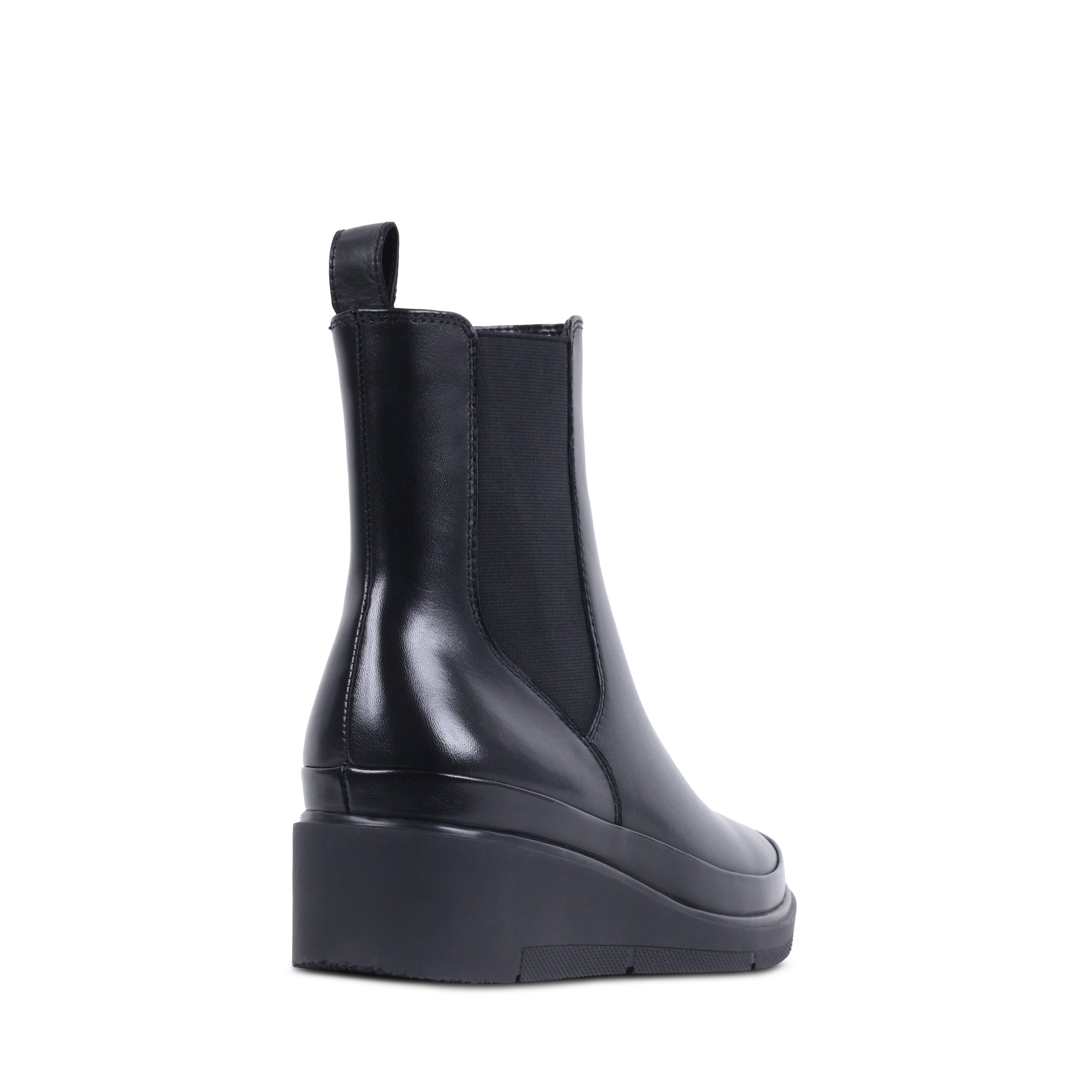 LONETTE BLACK LEATHER WATERPROOF BOOT