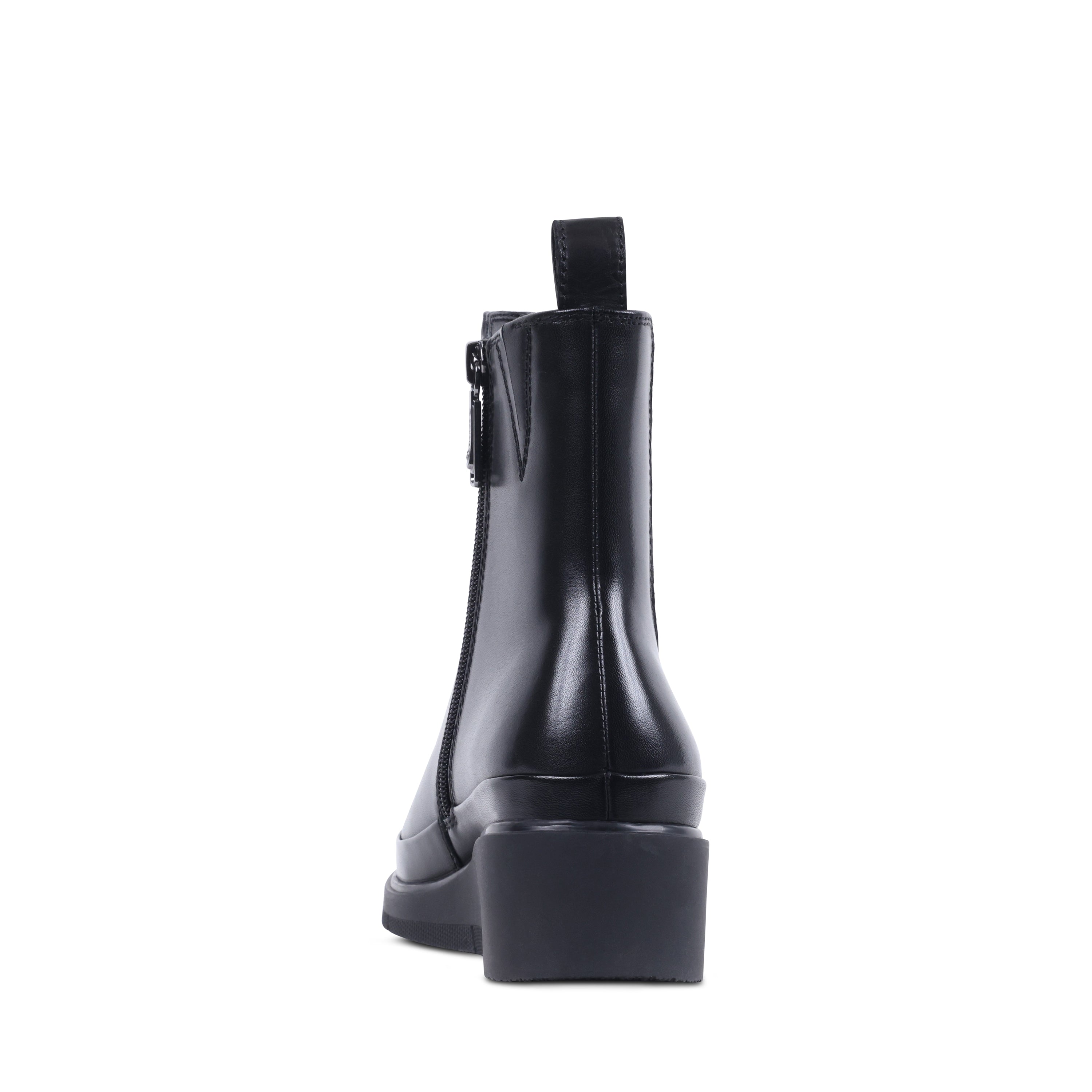 LONETTE BLACK LEATHER WATERPROOF BOOT