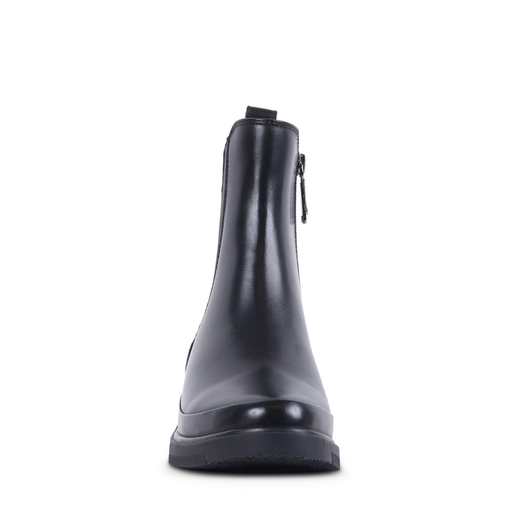 LONETTE BLACK LEATHER WATERPROOF BOOT