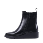 LONETTE BLACK LEATHER WATERPROOF BOOT