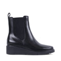 LONETTE BLACK LEATHER WATERPROOF BOOT