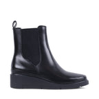 LONETTE BLACK LEATHER WATERPROOF BOOT