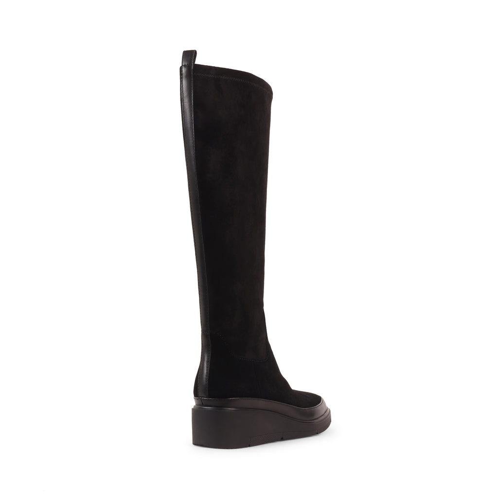 LUVINIAS BLACK SUEDE WATERPROOF BOOT