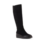 LUVINIAS BLACK SUEDE WATERPROOF BOOT