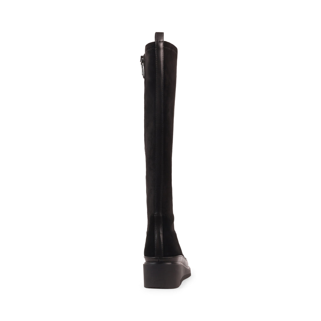 LUVINIAS BLACK SUEDE WATERPROOF BOOT