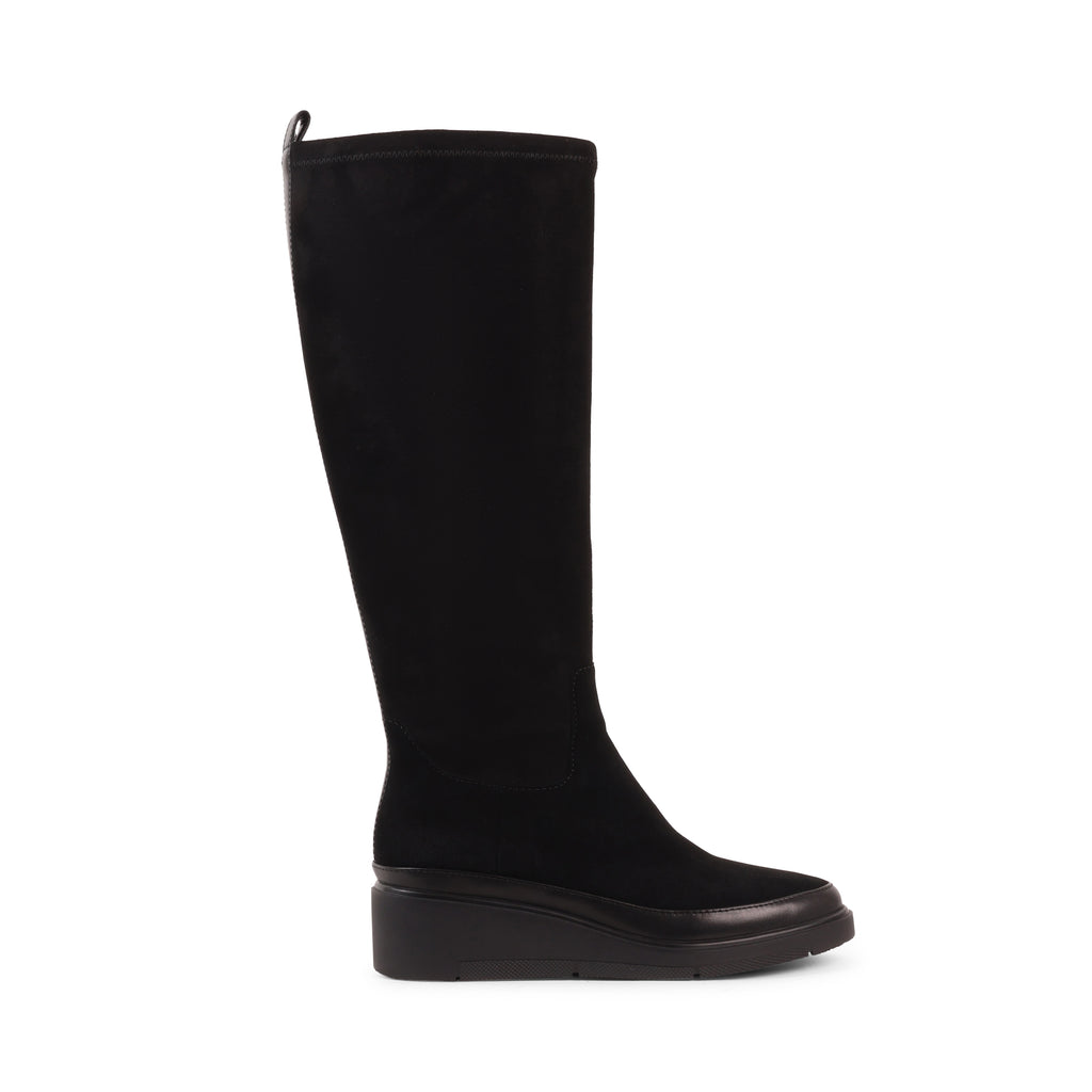 LUVINIAS BLACK SUEDE WATERPROOF BOOT