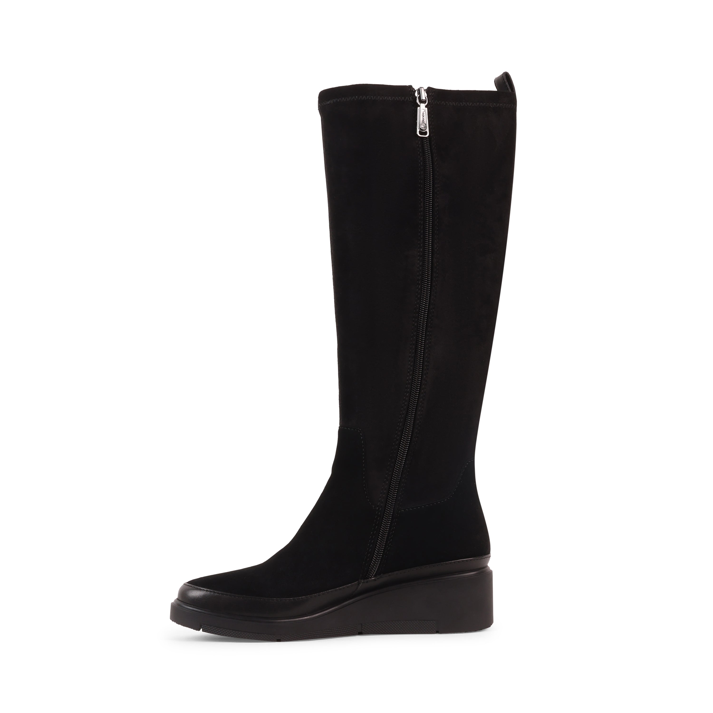 LUVINIAS BLACK SUEDE WATERPROOF BOOT