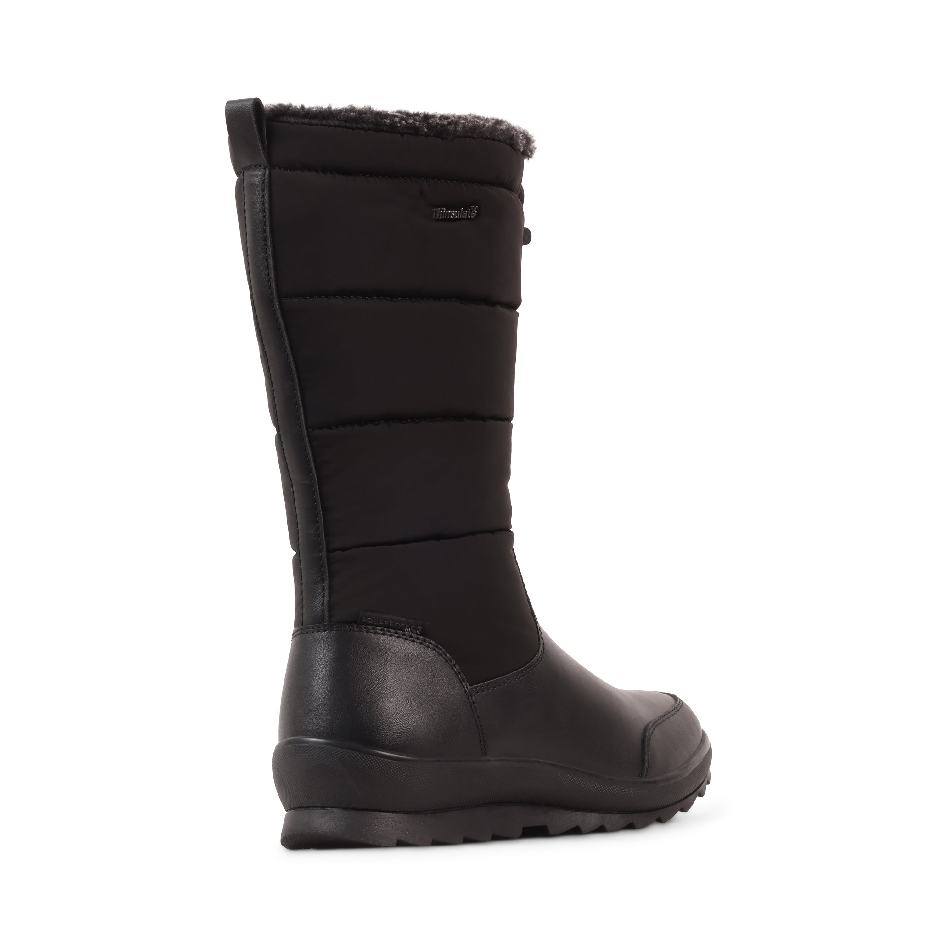 MARIE BLACK LEATHER WATEPROOF BOOT