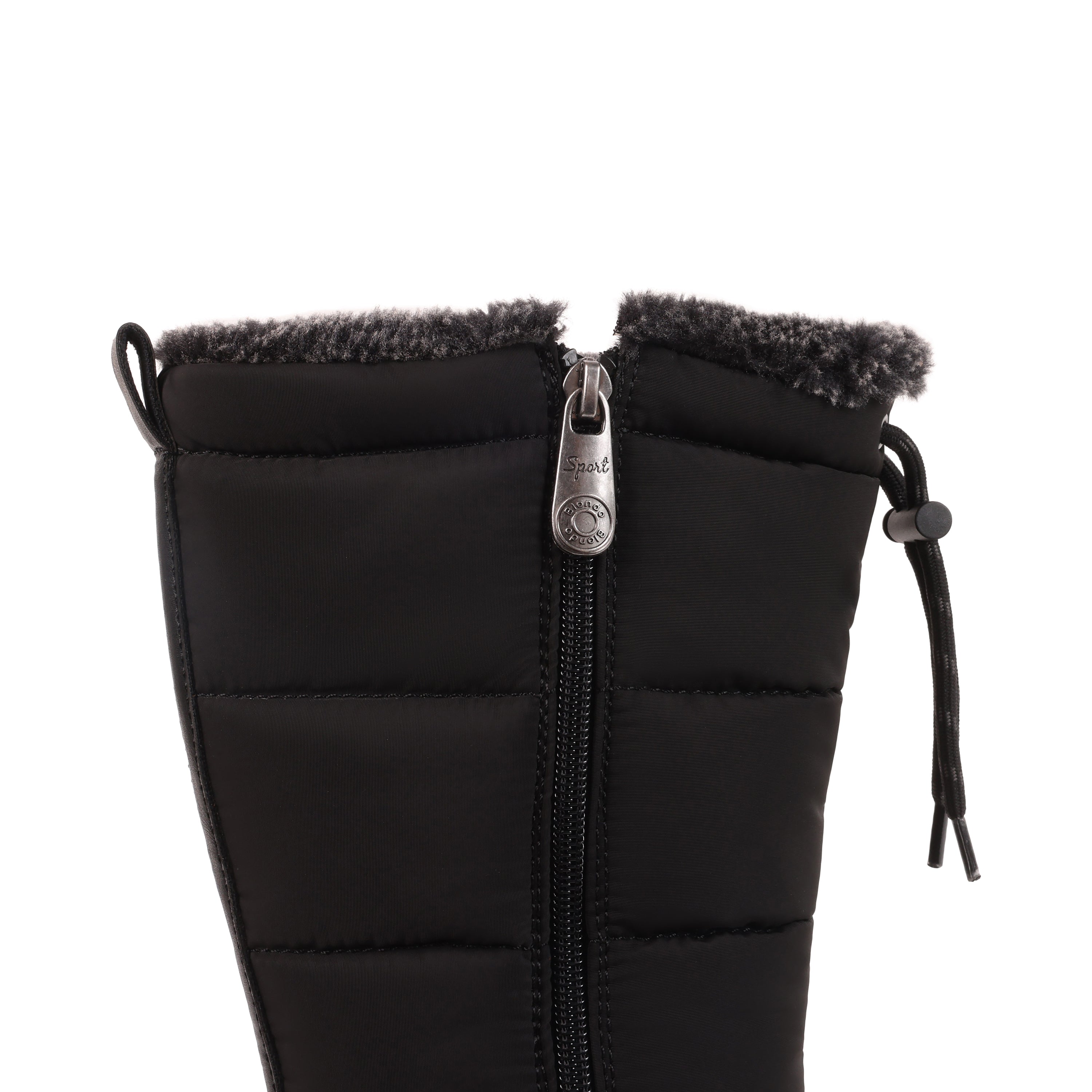 MARIE BLACK LEATHER WATEPROOF BOOT