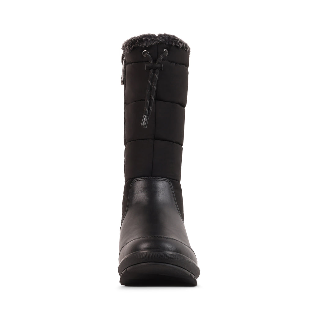MARIE BLACK LEATHER WATEPROOF BOOT