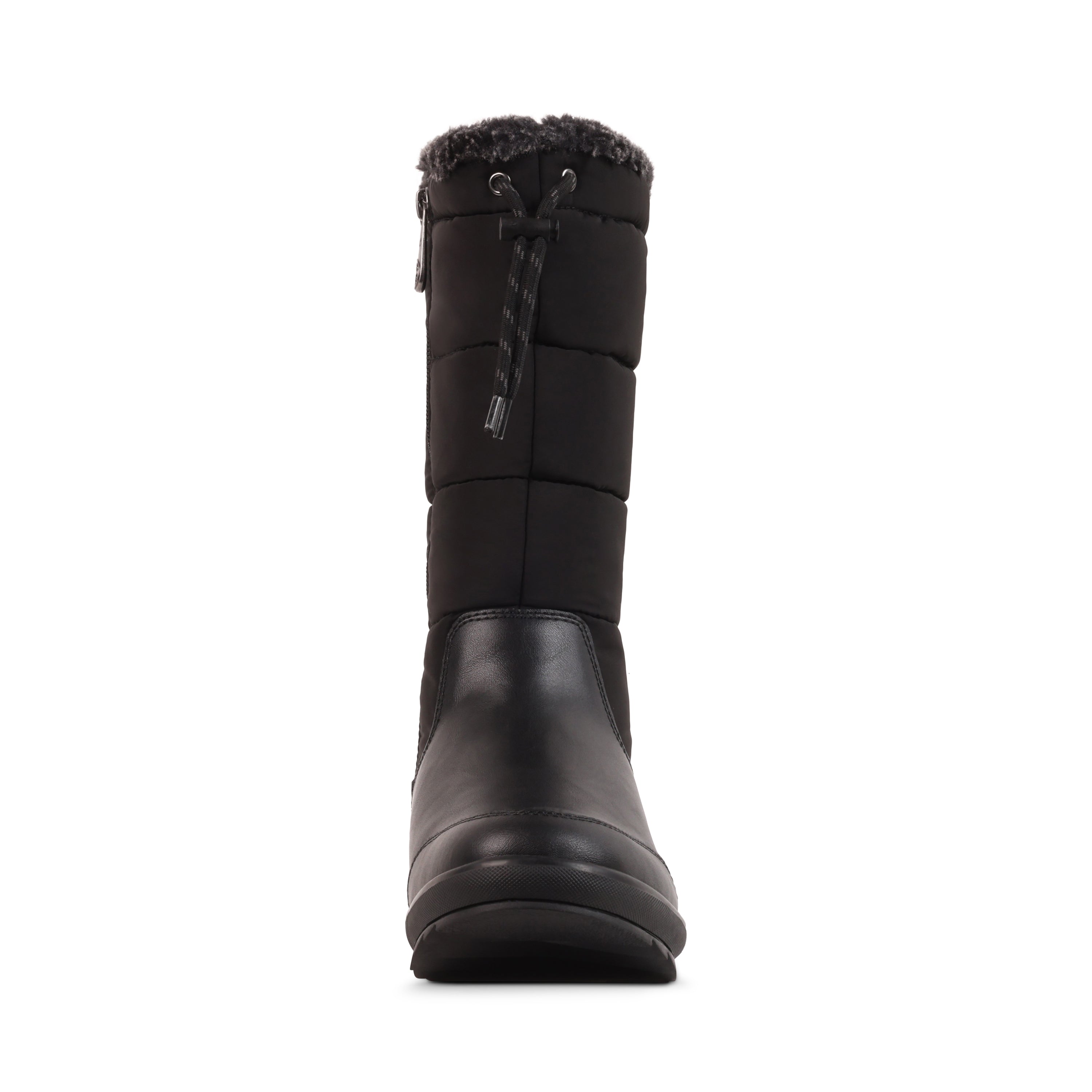MARIE BLACK LEATHER WATEPROOF BOOT