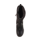 MARIE BLACK LEATHER WATEPROOF BOOT