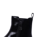 EZEKIEL BLACK PATENT WATERPROOF BOOT