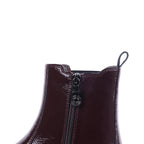 EZEKIEL BORDO PATENT WATERPROOF BOOT