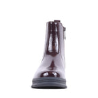 EZEKIEL BORDO PATENT WATERPROOF BOOT