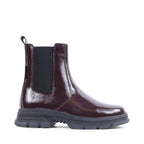 EZEKIEL BORDO PATENT WATERPROOF BOOT