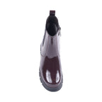 EZEKIEL BORDO PATENT WATERPROOF BOOT