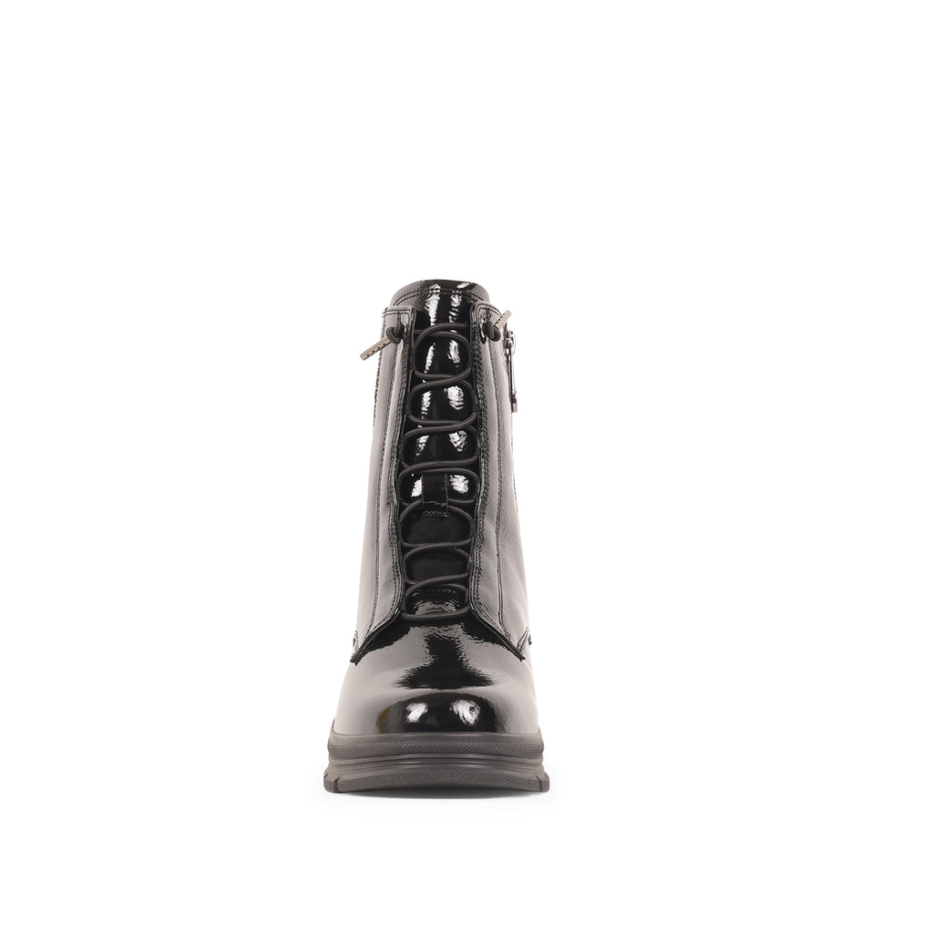 EBONYY BLACK PATENT WATERPROOF BOOT