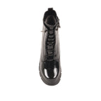 EBONYY BORDO PATENT WATERPROOF BOOT