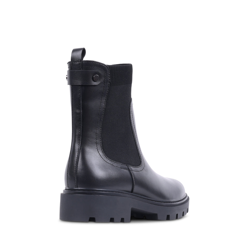 JULISSA BLACK LEATHER WATERPROOF BOOT