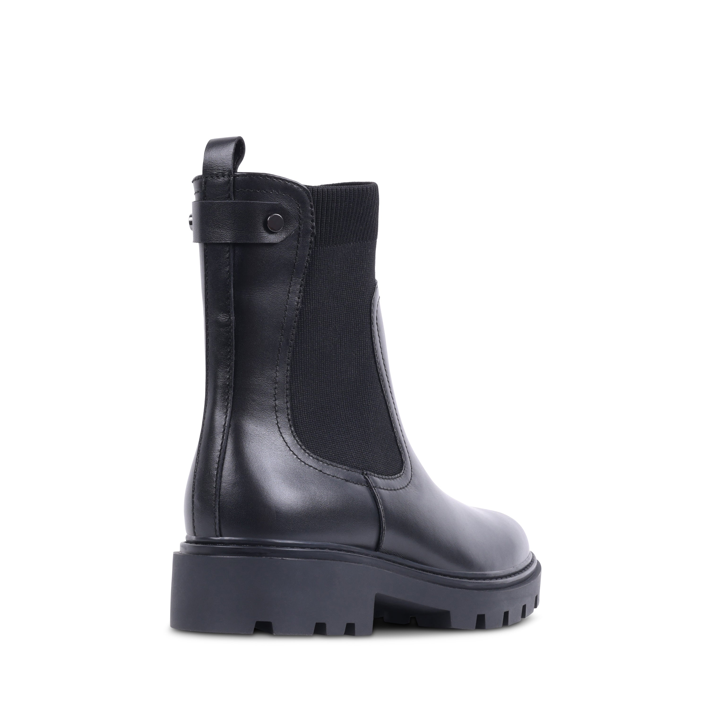 JULISSA BLACK LEATHER WATERPROOF BOOT