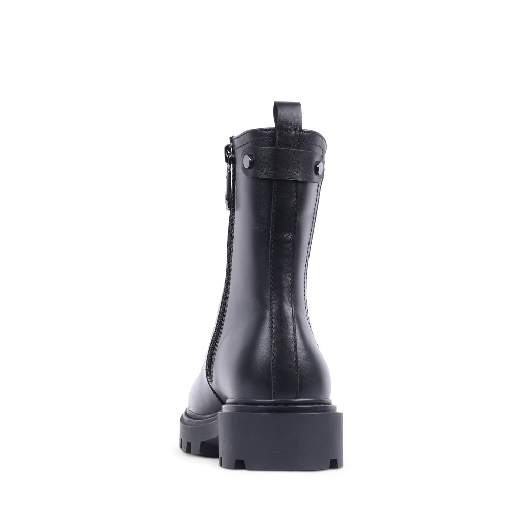 JULISSA BLACK LEATHER WATERPROOF BOOT