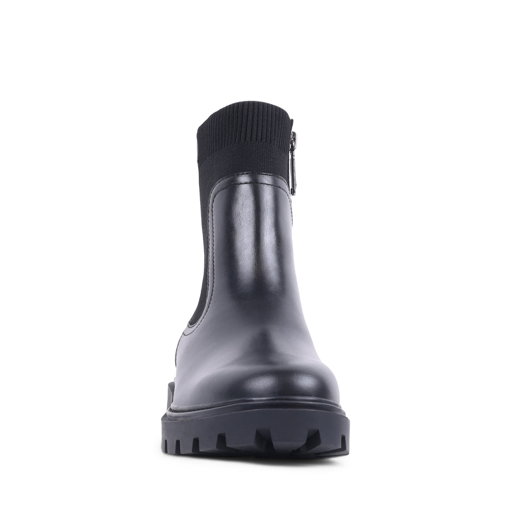 JULISSA BLACK LEATHER WATERPROOF BOOT