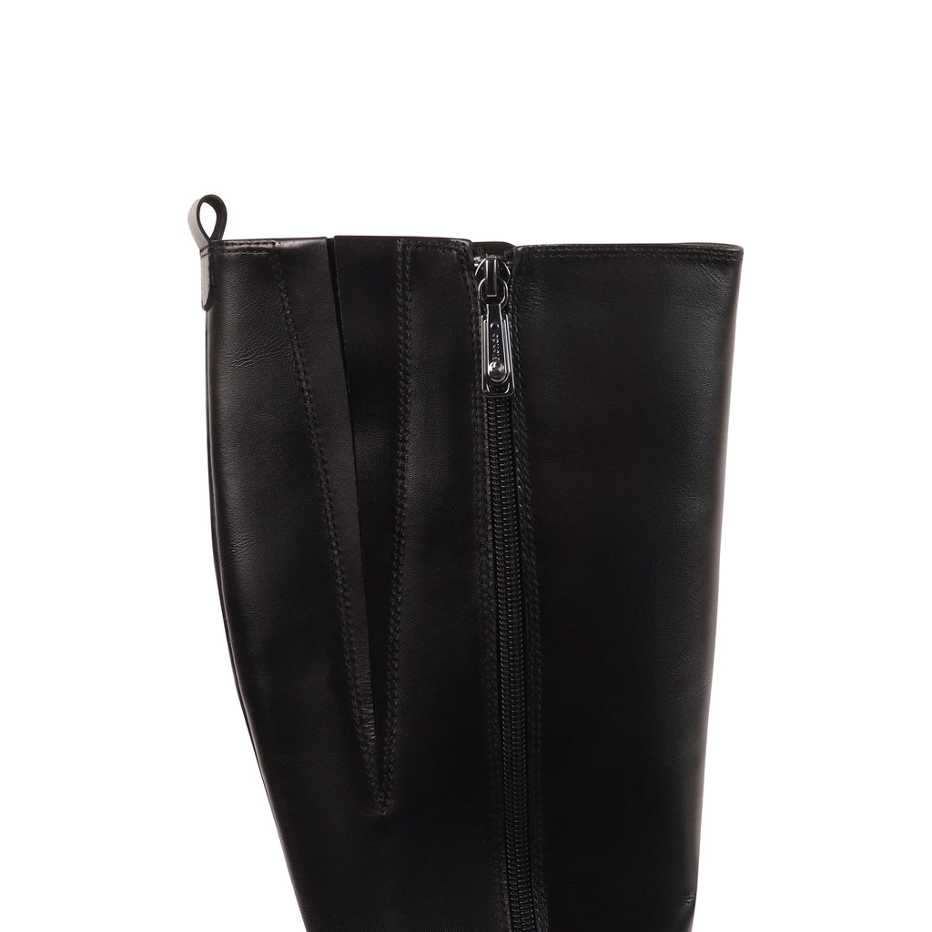 KINSLEY BLACK LEATHER WATERPROOF BOOT