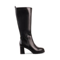KINSLEY BLACK LEATHER WATERPROOF BOOT