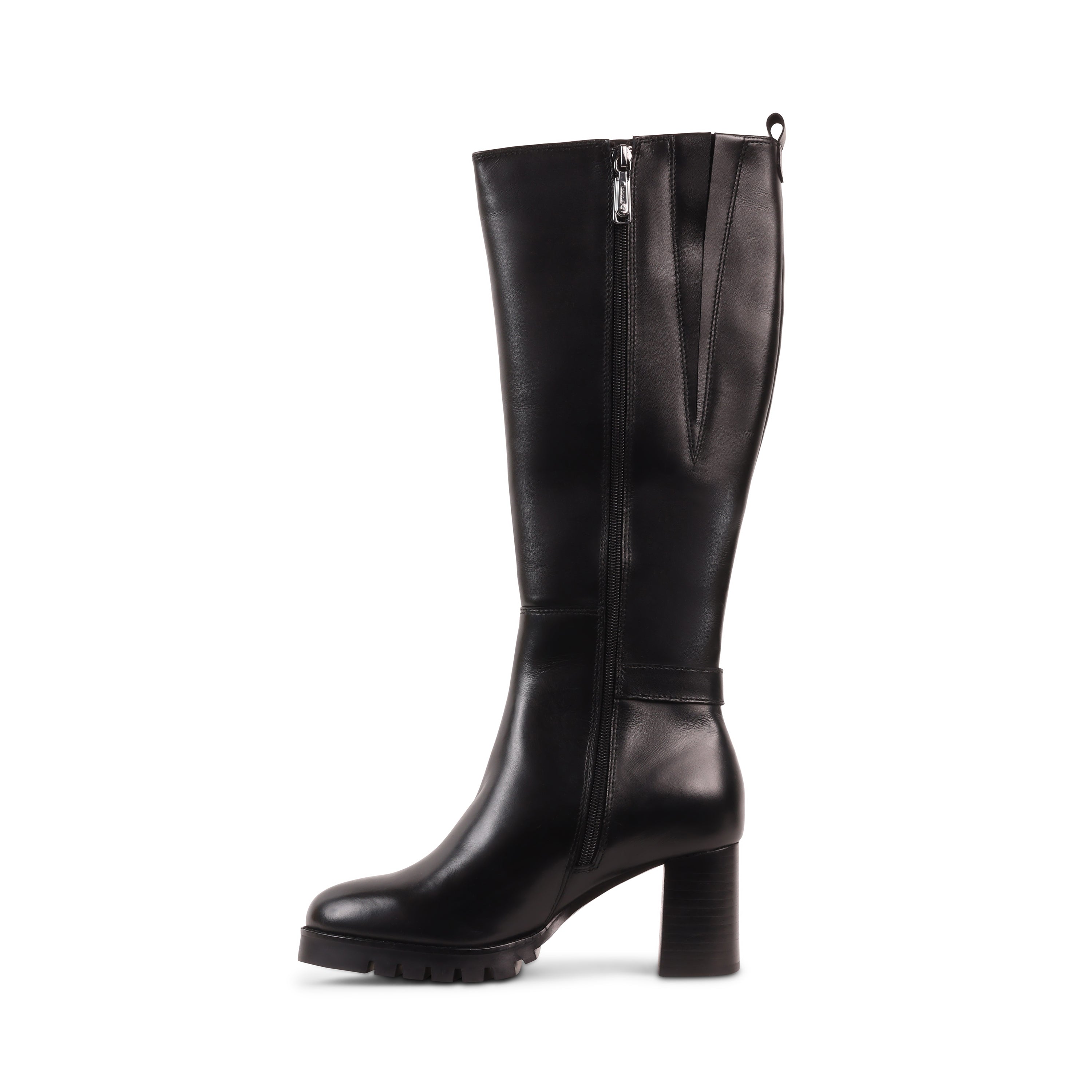 KINSLEY BLACK LEATHER WATERPROOF BOOT