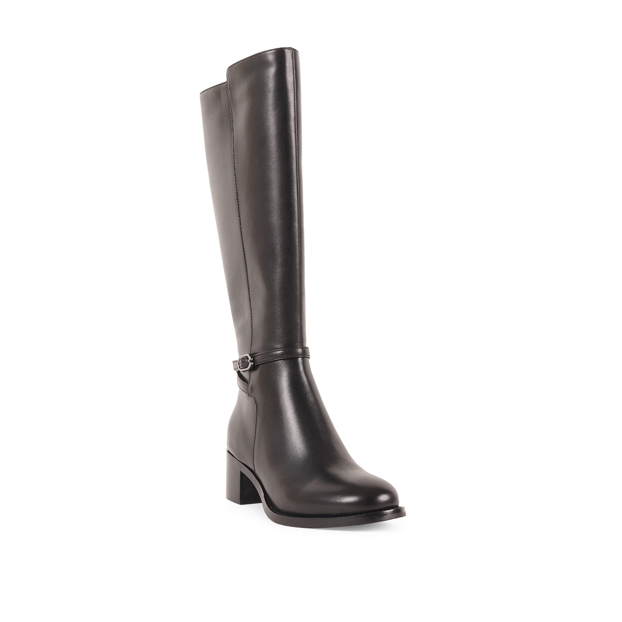 HALLO BLACK LEATHER WATERPROOF BOOT