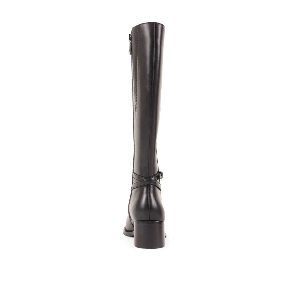 HALLO BLACK LEATHER WATERPROOF BOOT