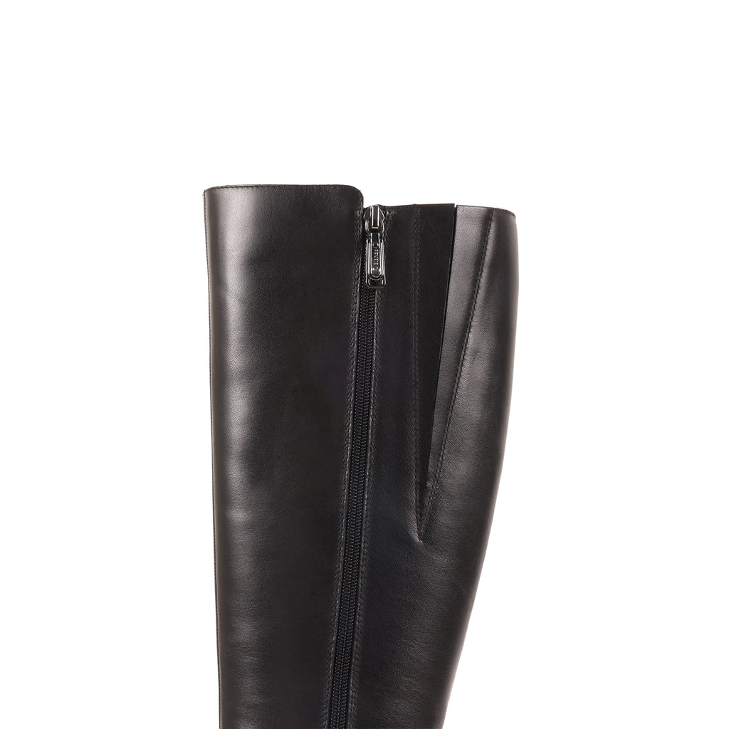 HALLO BLACK LEATHER WATERPROOF BOOT
