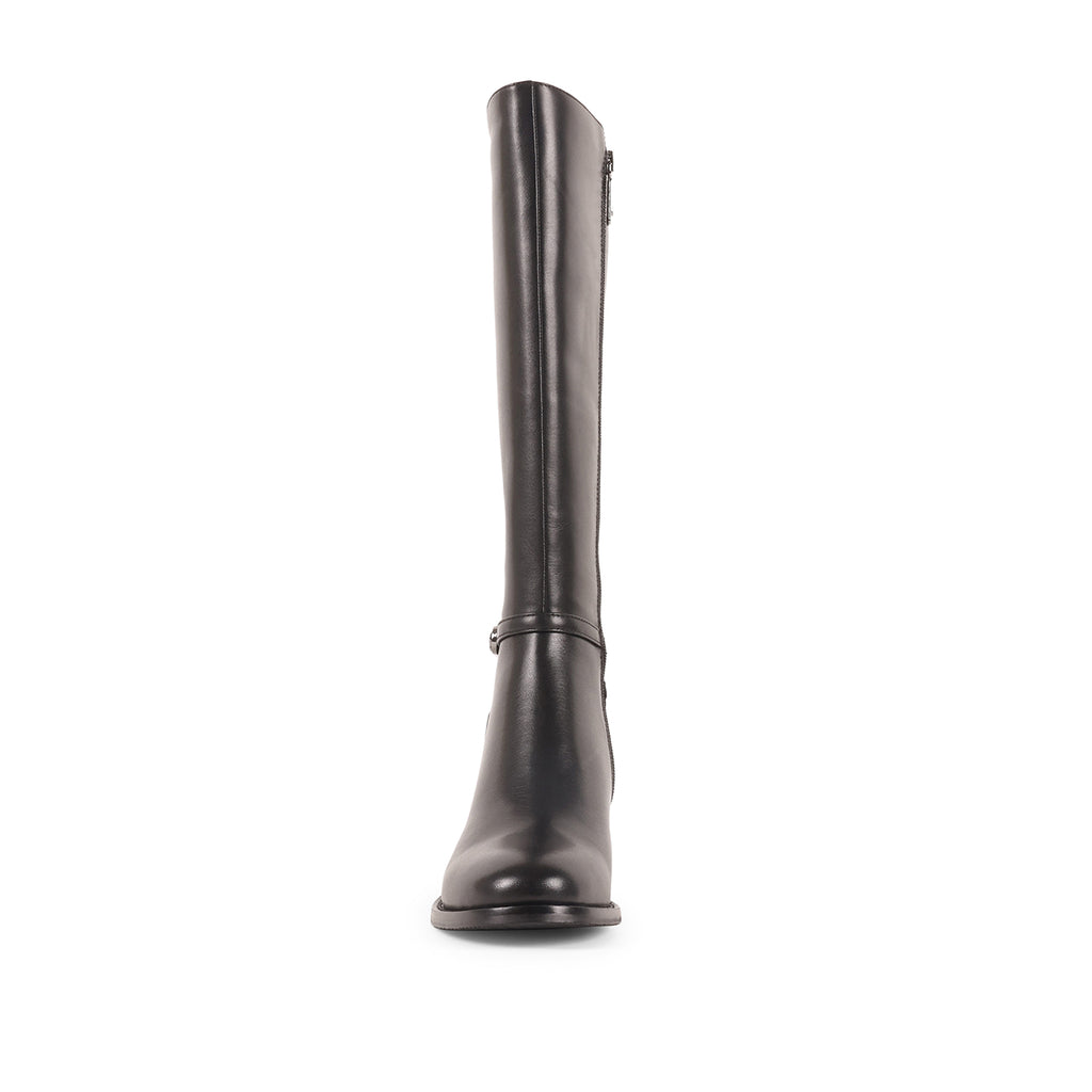 HALLO BLACK LEATHER WATERPROOF BOOT