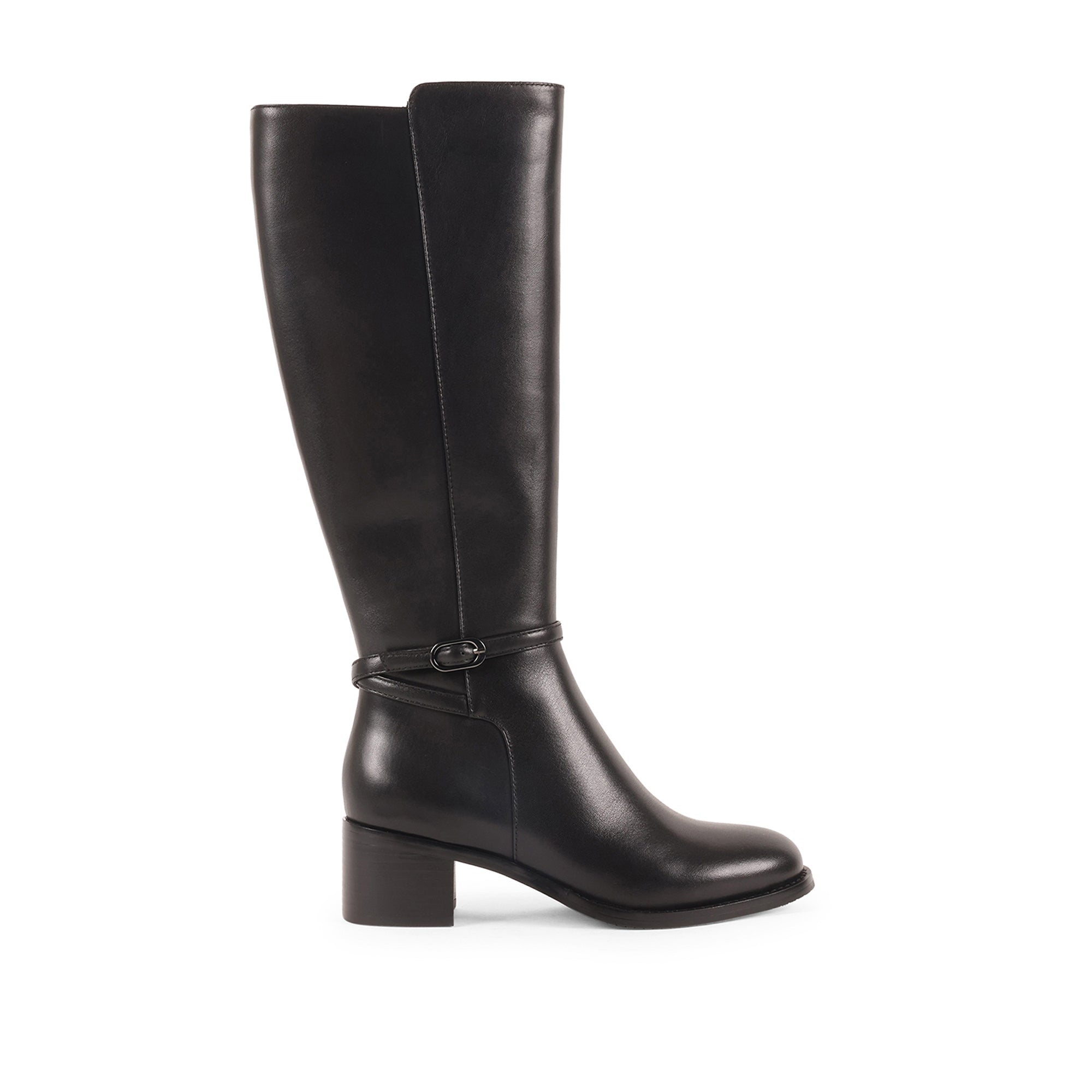 HALLO BLACK LEATHER WATERPROOF BOOT