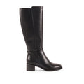 HALLO-WC BLACK LEATHER WATERPROOF BOOT