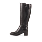 HALLO BLACK LEATHER WATERPROOF BOOT