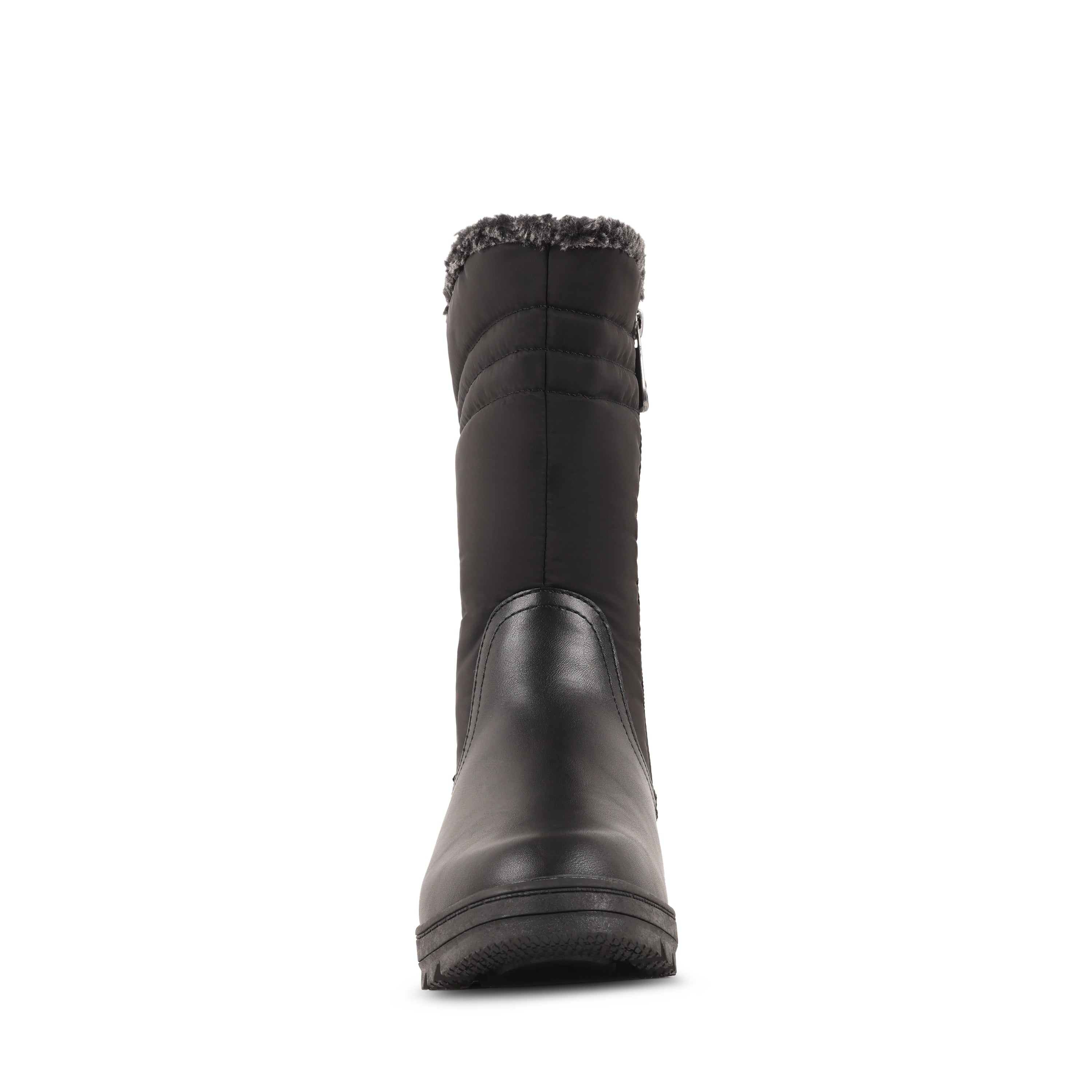 BLOSSON BLACK LEATHER WATERPROOF BOOT