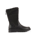 BLOSSON BLACK LEATHER WATERPROOF BOOT