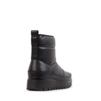 AZALEA BLACK LEATHER WATERPROOF BOOT