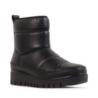 AZALEA BLACK LEATHER WATERPROOF BOOT