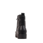 AZALEA BLACK LEATHER WATERPROOF BOOT