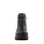 AZALEA BLACK LEATHER WATERPROOF BOOT