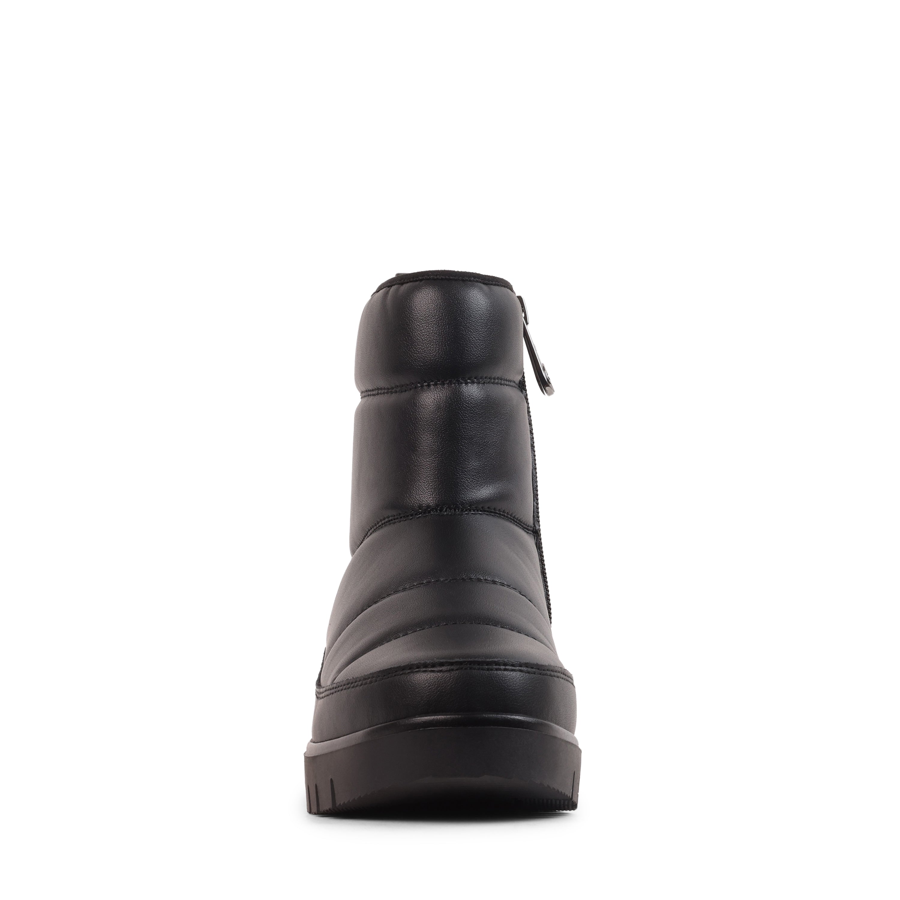 AZALEA BLACK LEATHER WATERPROOF BOOT