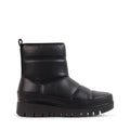 AZALEA BLACK LEATHER WATERPROOF BOOT