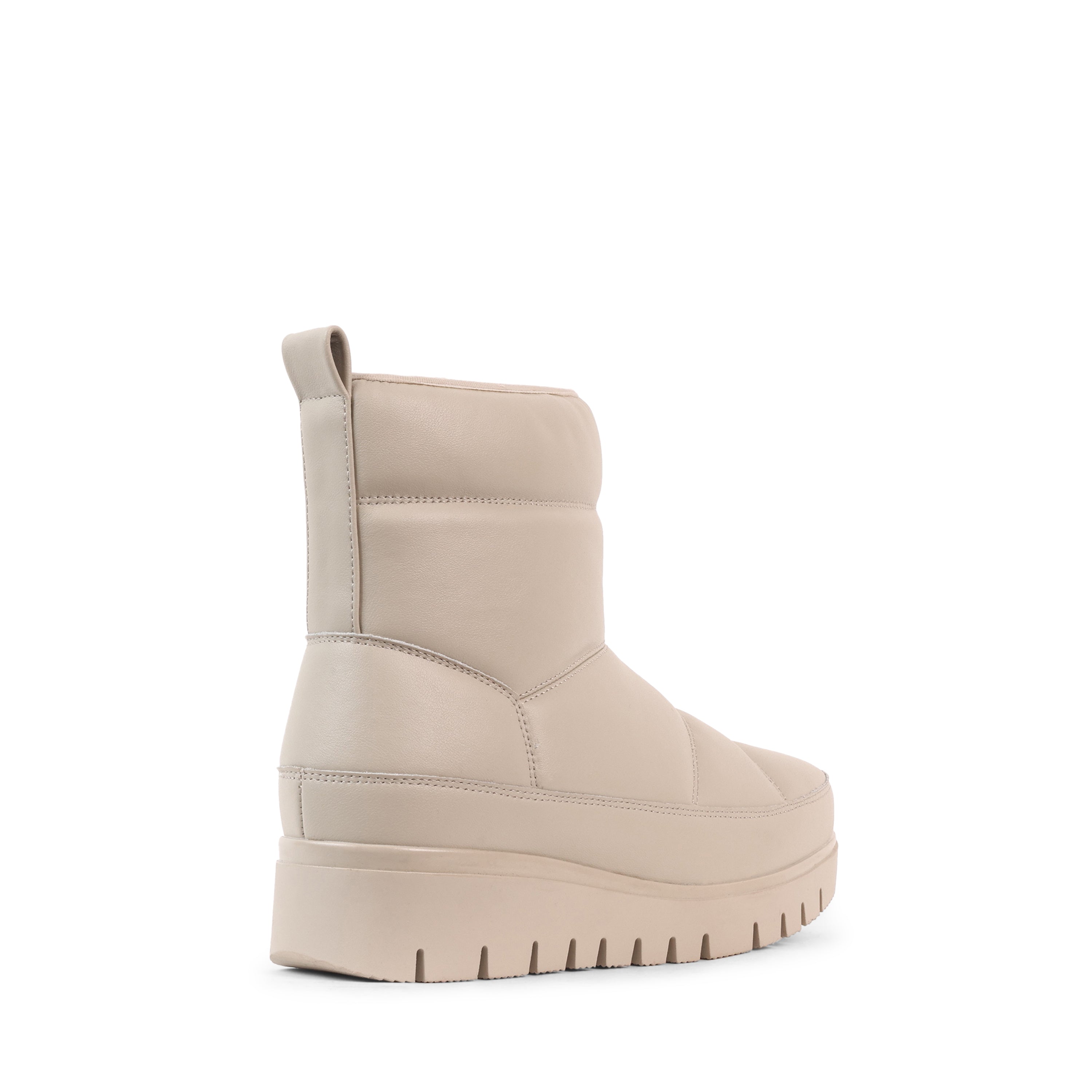 AZALEA OFF WHITE LEATHER WATEPROOF BOOT