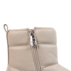 AZALEA OFF WHITE LEATHER WATEPROOF BOOT