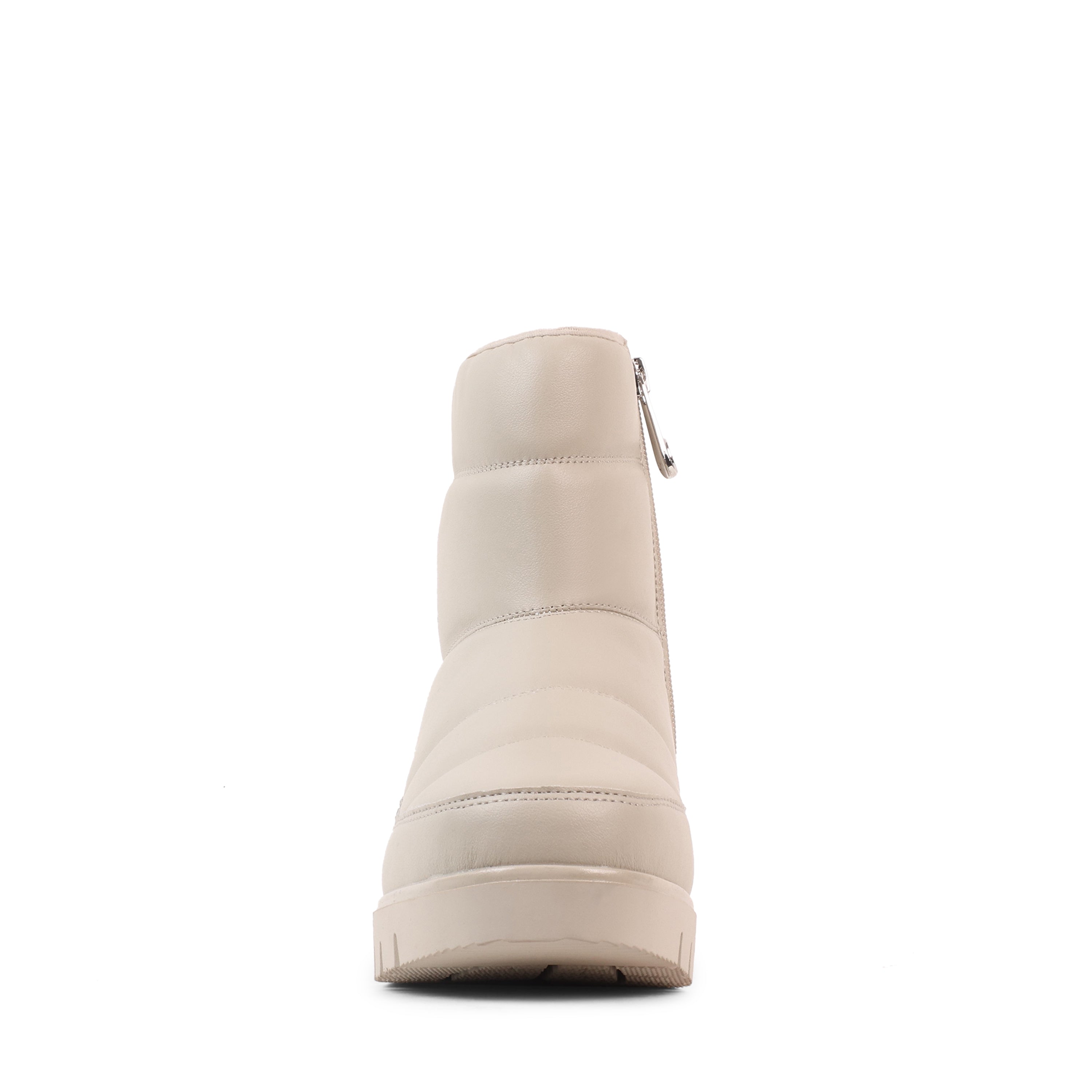 AZALEA OFF WHITE LEATHER WATEPROOF BOOT