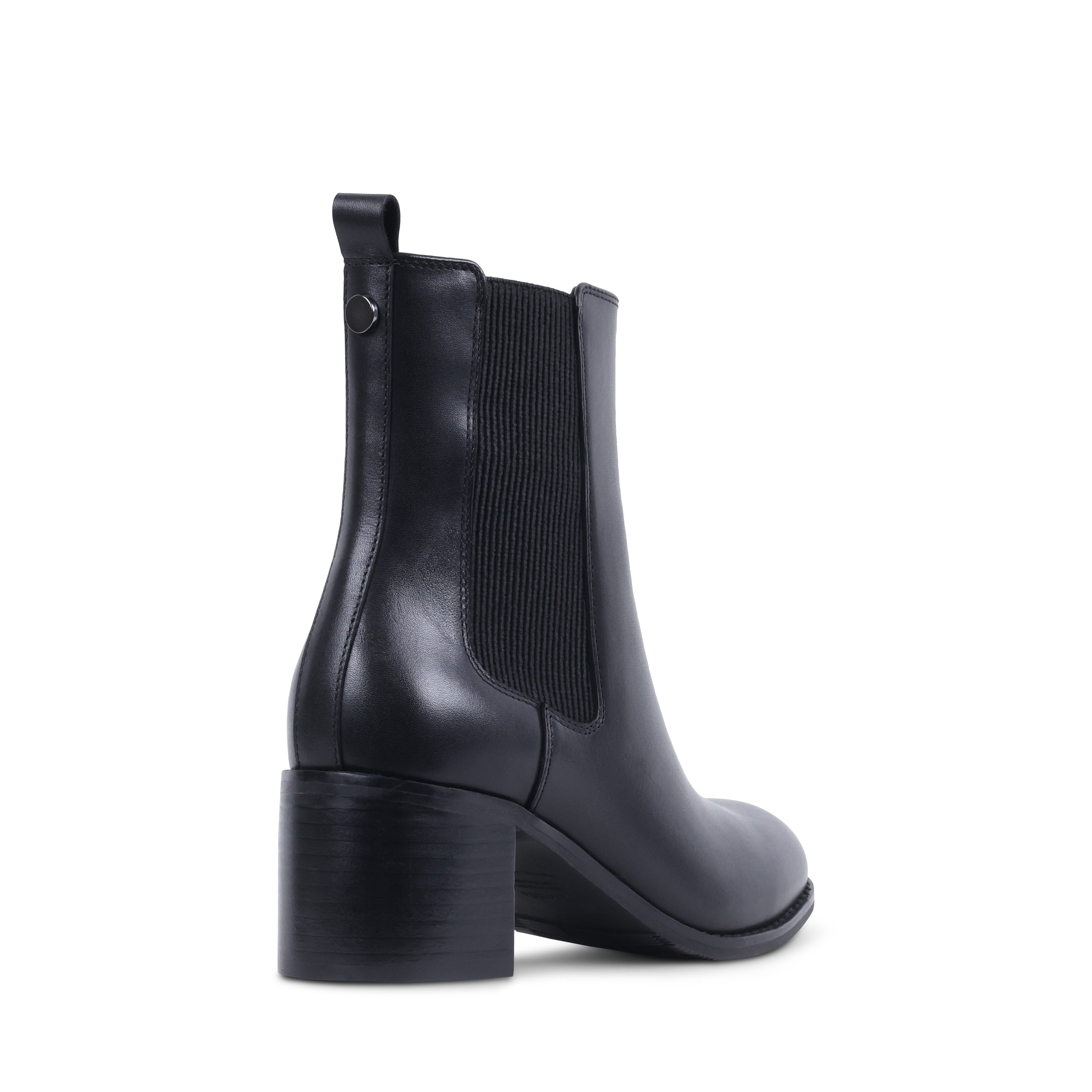 MAHALIA BLACK LEATHER WATERPROOF BOOT
