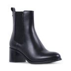 MAHALIA BLACK LEATHER WATERPROOF BOOT